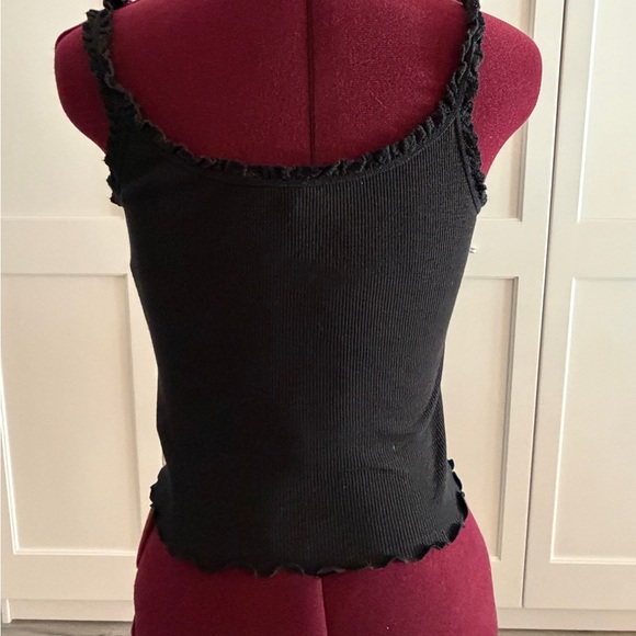 H&M Black Ribbed Tank Top - Picture 2 of 3